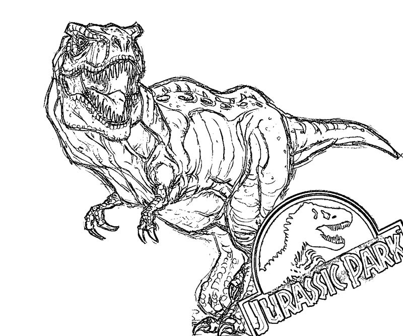 Coloring page: Jurassic Park (Movies) #15861 - Free Printable Coloring Pages