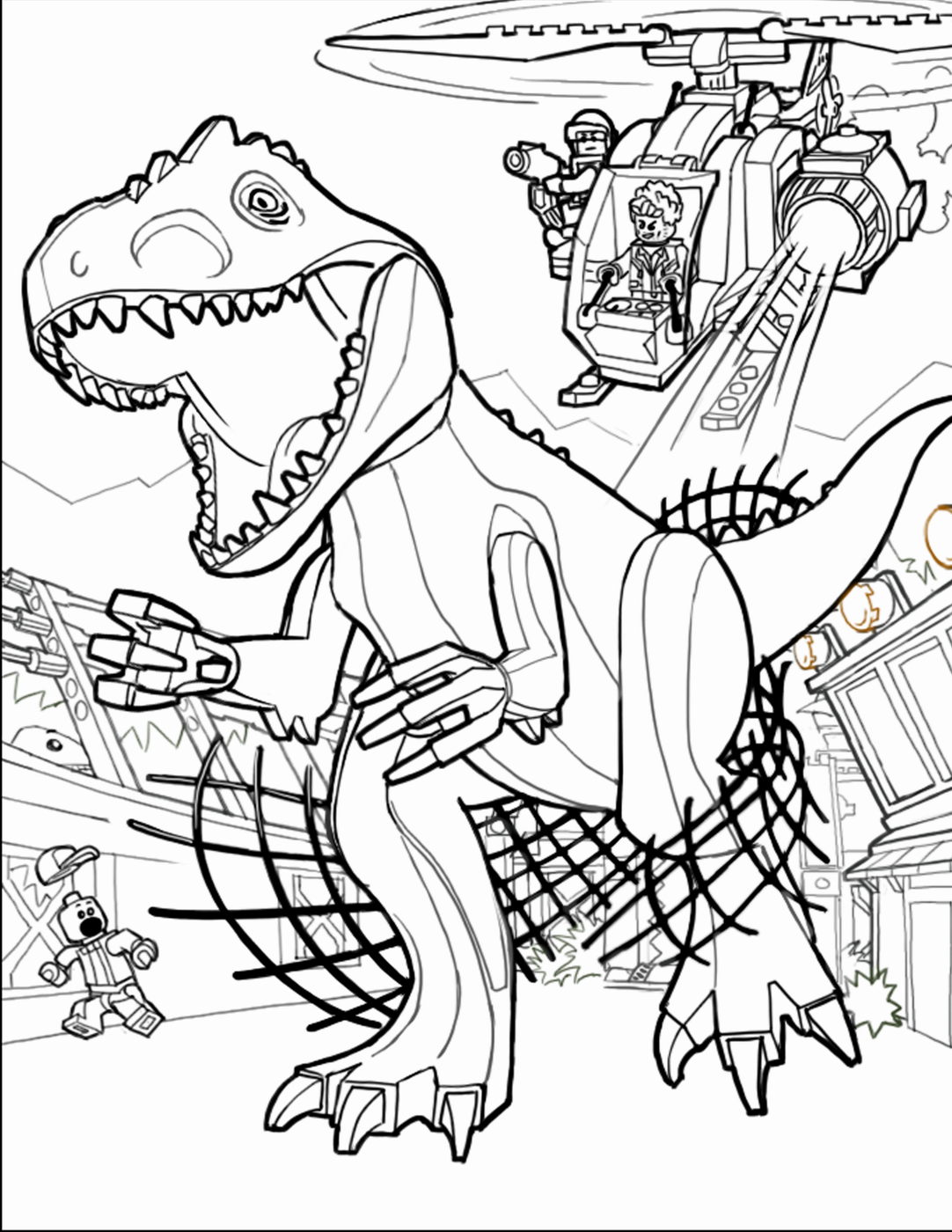 Coloring page: Jurassic Park (Movies) #15882 - Free Printable Coloring Pages