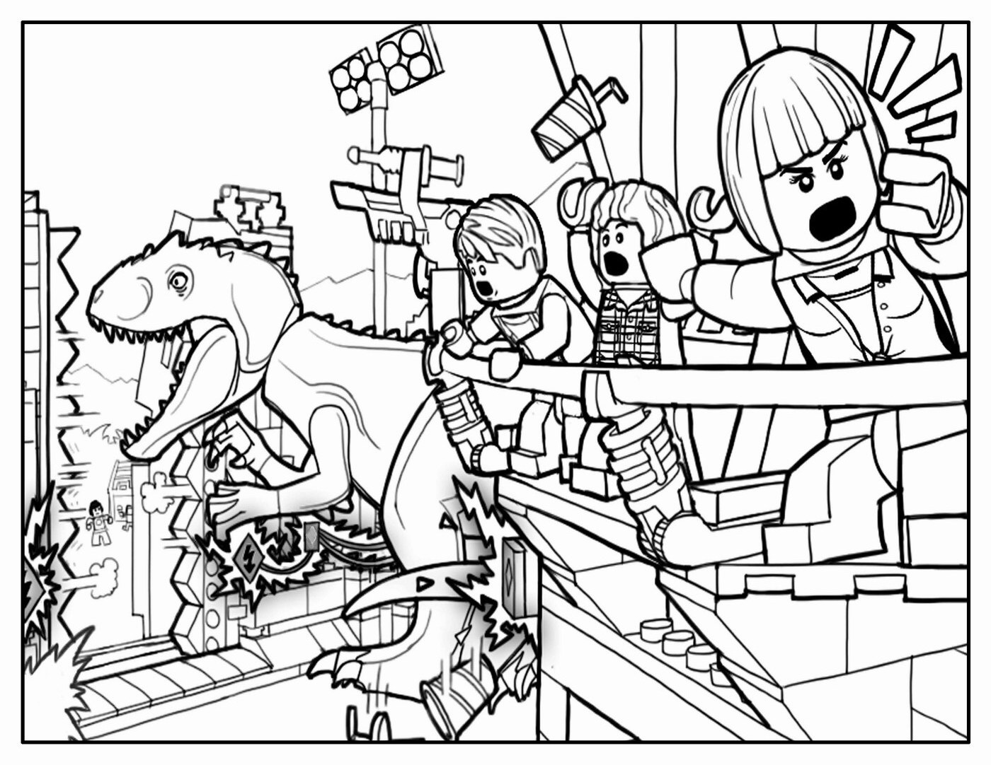 Coloring page: Jurassic Park (Movies) #16053 - Printable coloring pages
