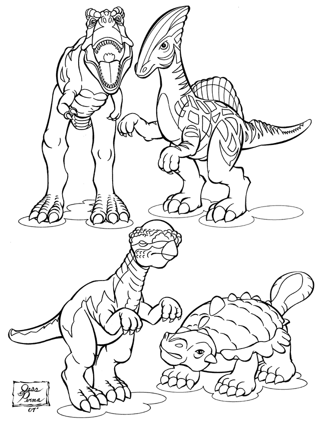 Coloring page: Jurassic Park (Movies) #16057 - Free Printable Coloring Pages