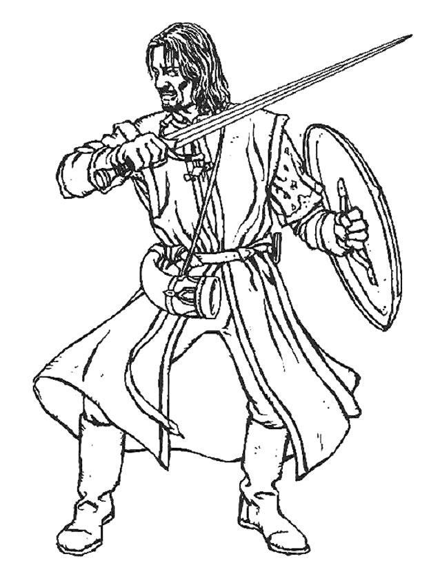 Coloring page: Lord of the Rings (Movies) #69903 - Free Printable Coloring Pages