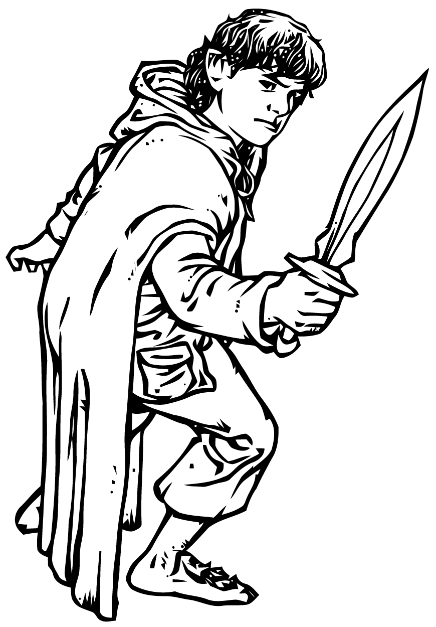 Coloring page: Lord of the Rings (Movies) #69910 - Free Printable Coloring Pages