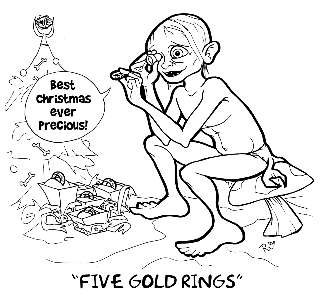 Coloring page: Lord of the Rings (Movies) #70072 - Printable coloring pages