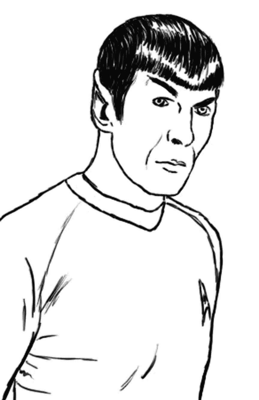Coloring page: Star Trek (Movies) #70133 - Free Printable Coloring Pages