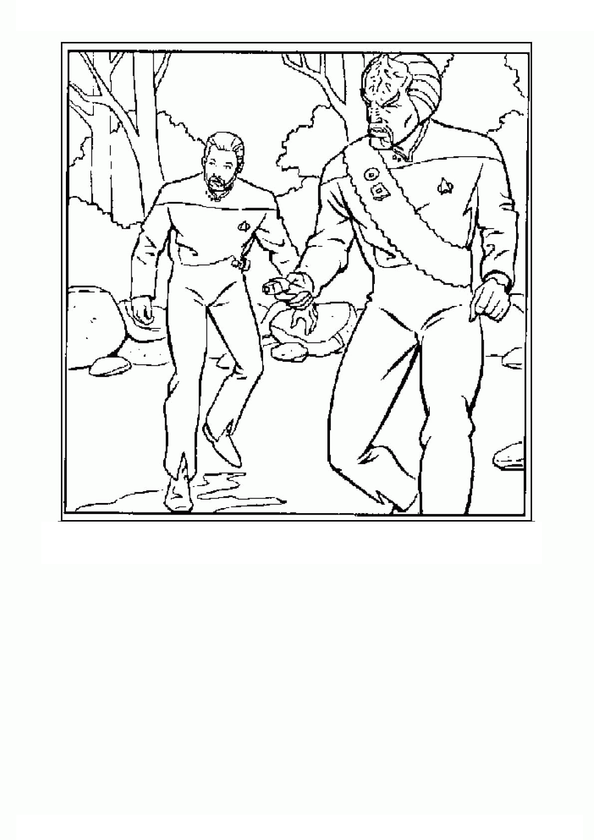 Coloring page: Star Trek (Movies) #70137 - Printable coloring pages