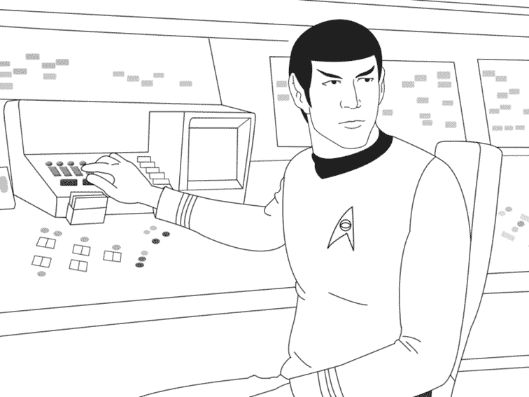 Coloring page: Star Trek (Movies) #70139 - Free Printable Coloring Pages