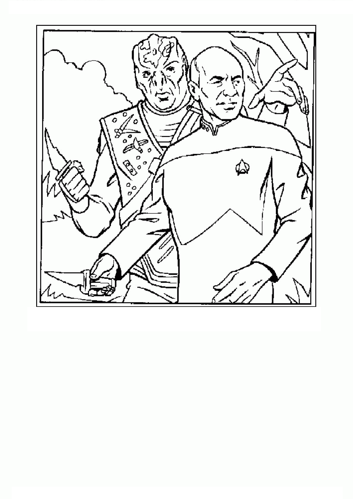 Coloring page: Star Trek (Movies) #70147 - Free Printable Coloring Pages