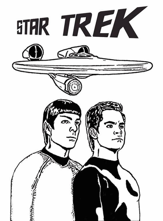 Coloring page: Star Trek (Movies) #70150 - Free Printable Coloring Pages