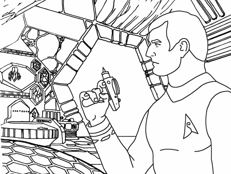 Coloring page: Star Trek (Movies) #70157 - Free Printable Coloring Pages