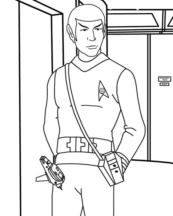 Coloring page: Star Trek (Movies) #70160 - Free Printable Coloring Pages