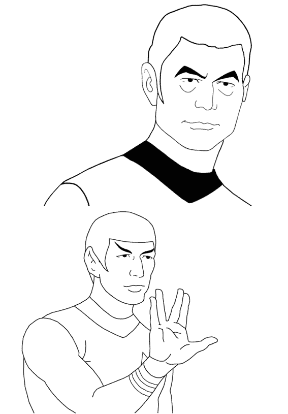 Coloring page: Star Trek (Movies) #70161 - Free Printable Coloring Pages