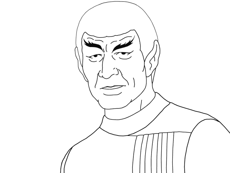 Coloring page: Star Trek (Movies) #70163 - Printable coloring pages