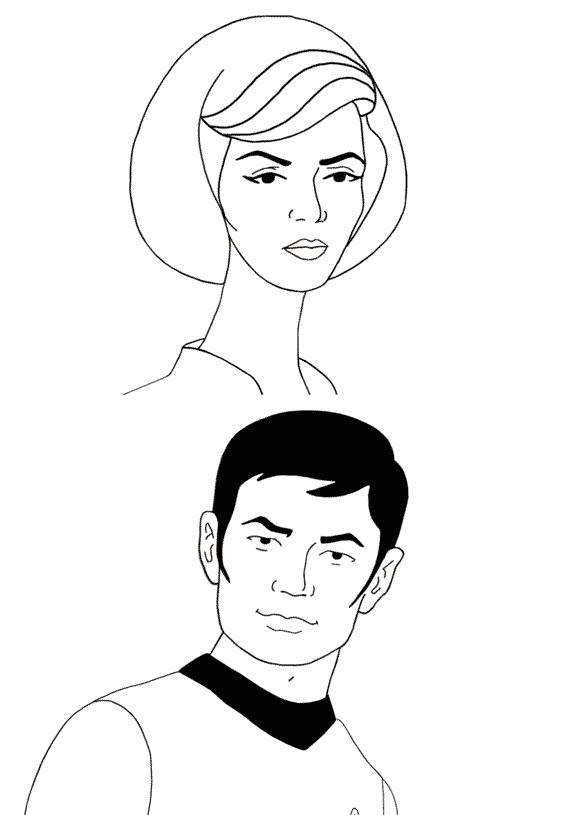 Coloring page: Star Trek (Movies) #70167 - Free Printable Coloring Pages