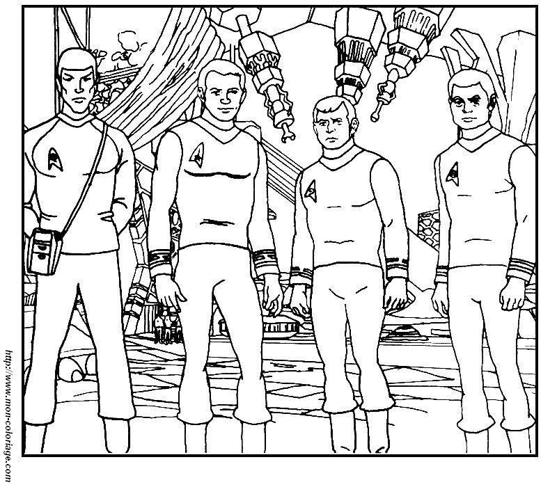 Coloring page: Star Trek (Movies) #70168 - Free Printable Coloring Pages