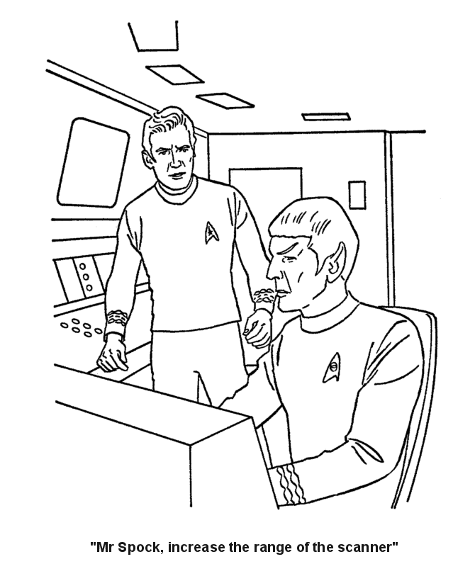 Coloring page: Star Trek (Movies) #70174 - Free Printable Coloring Pages
