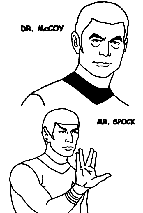 Coloring page: Star Trek (Movies) #70188 - Free Printable Coloring Pages