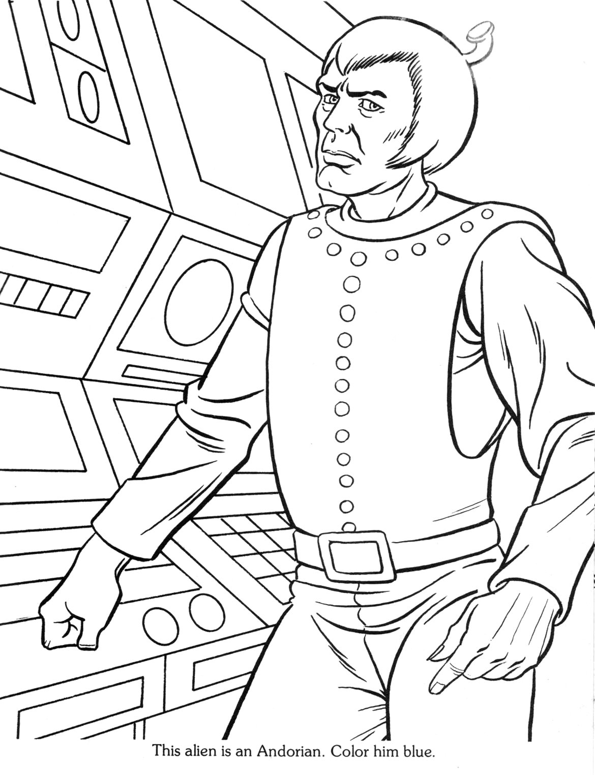 Coloring page: Star Trek (Movies) #70201 - Printable coloring pages