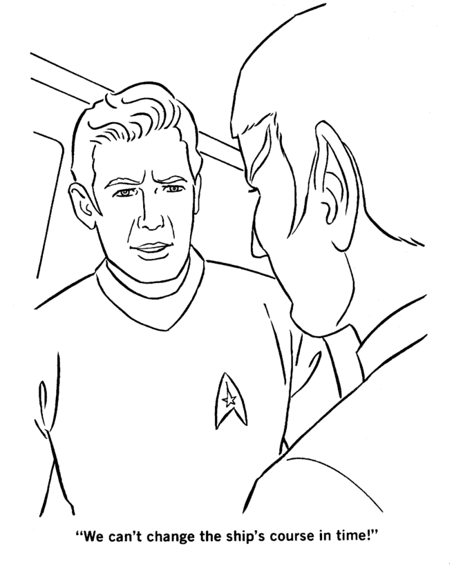 Coloring page: Star Trek (Movies) #70232 - Free Printable Coloring Pages
