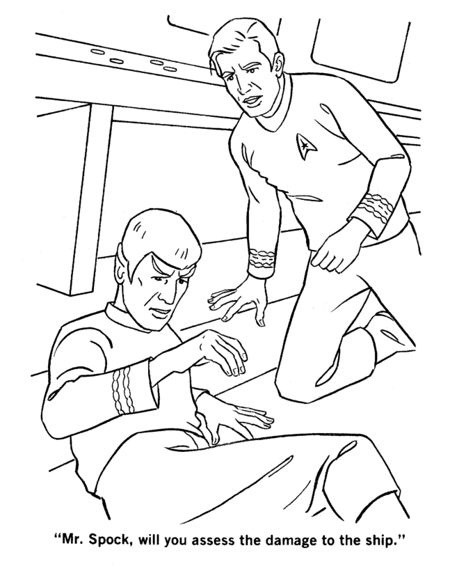 Coloring page: Star Trek (Movies) #70239 - Printable coloring pages
