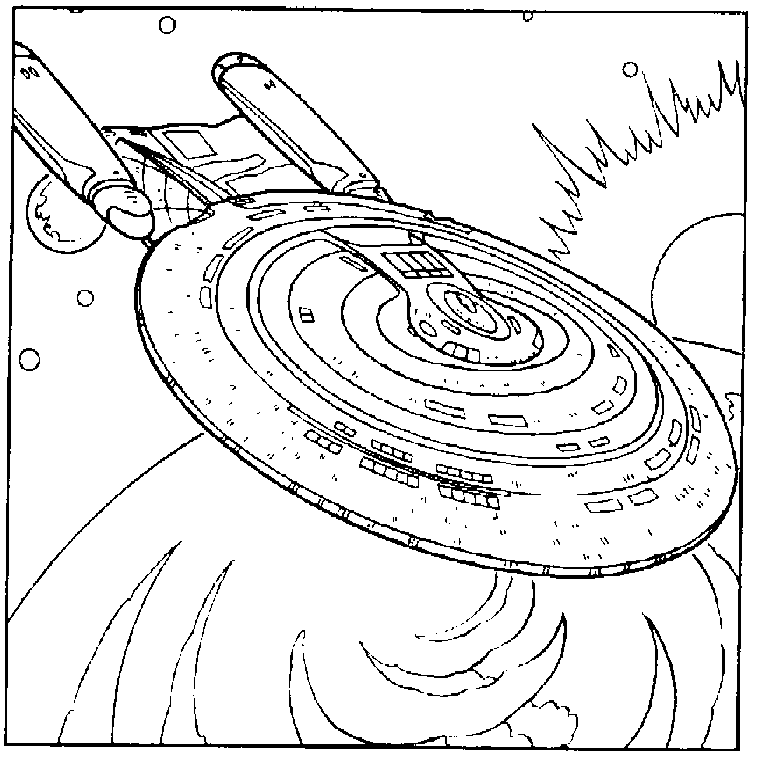 Coloring page: Star Trek (Movies) #70241 - Printable coloring pages