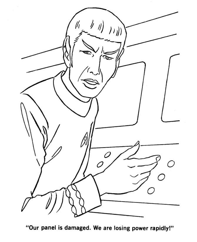 Coloring page: Star Trek (Movies) #70242 - Free Printable Coloring Pages
