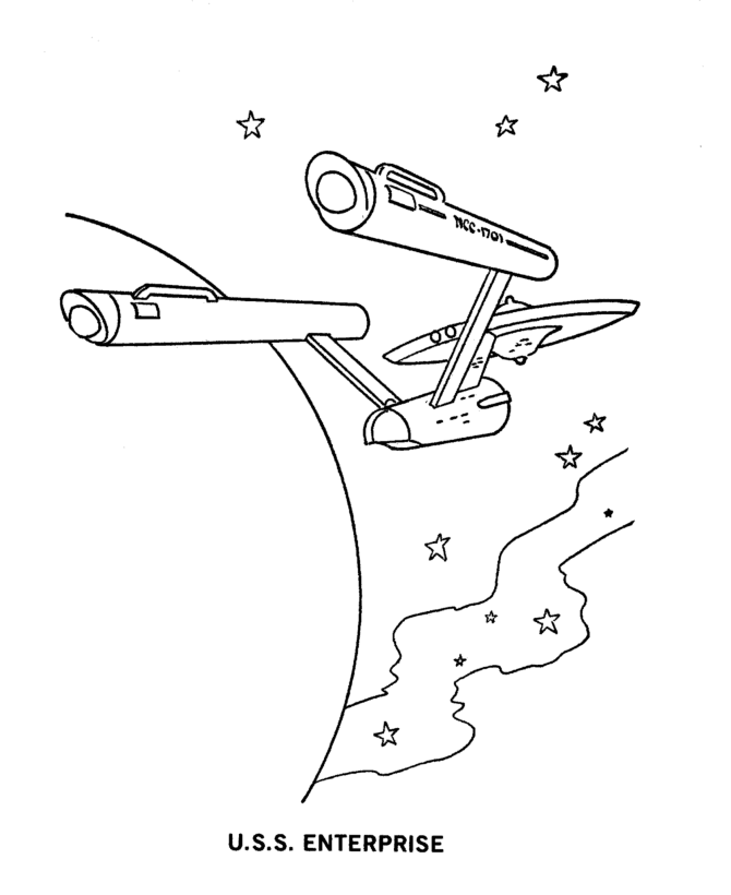 Coloring page: Star Trek (Movies) #70261 - Free Printable Coloring Pages