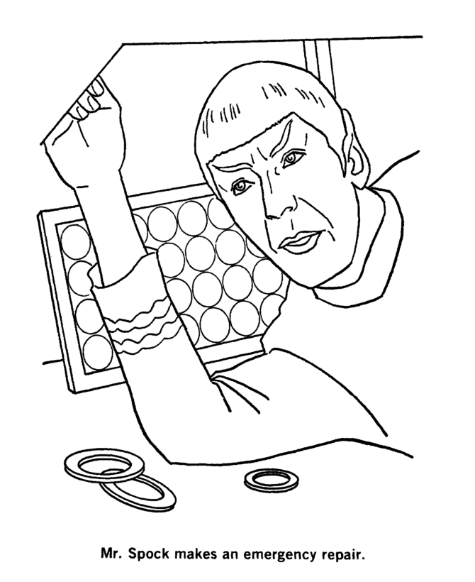 Coloring page: Star Trek (Movies) #70269 - Free Printable Coloring Pages