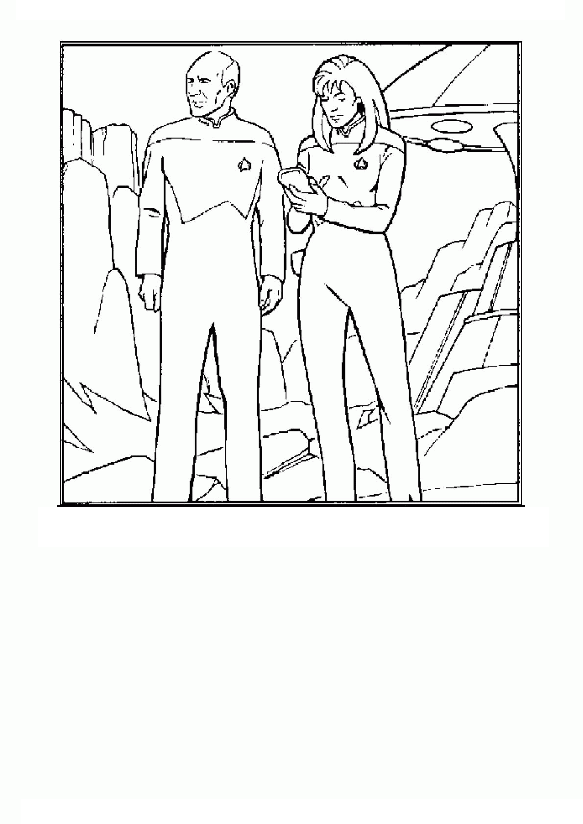 Coloring page: Star Trek (Movies) #70406 - Printable coloring pages