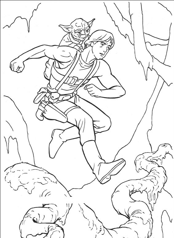 Coloring page: Star Wars (Movies) #70603 - Printable coloring pages
