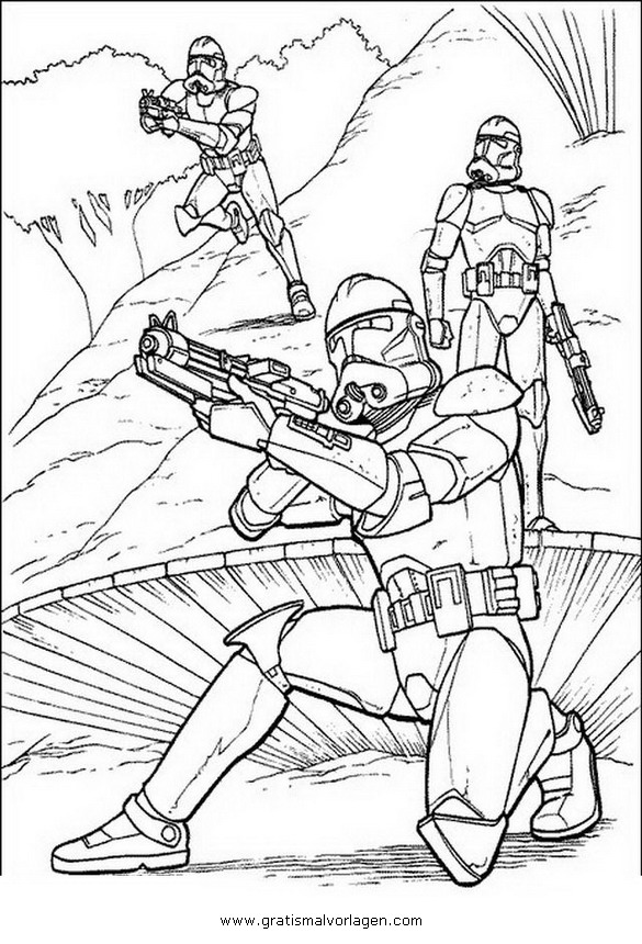 star wars clone trooper free coloring pages