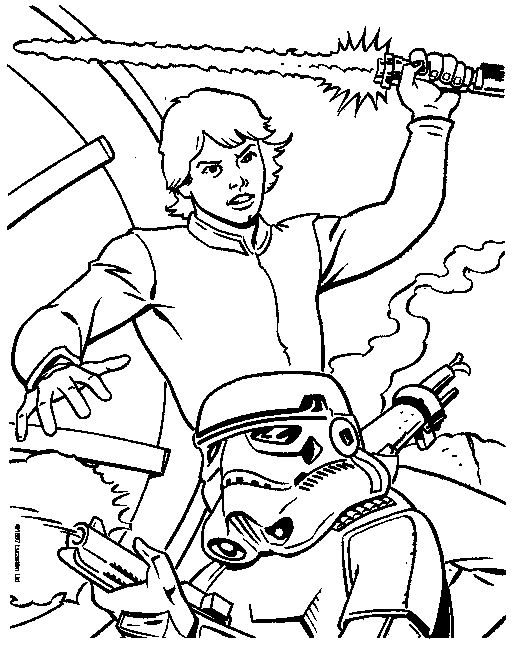 Coloring page: Star Wars (Movies) #70711 - Printable coloring pages