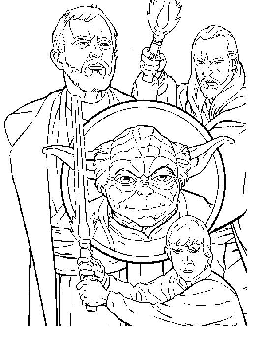 Coloring page: Star Wars (Movies) #70725 - Printable coloring pages