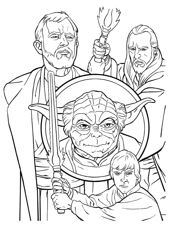 Coloring page: Star Wars (Movies) #70727 - Free Printable Coloring Pages