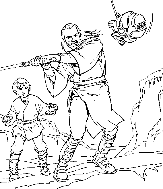 Coloring page: Star Wars (Movies) #70743 - Printable coloring pages
