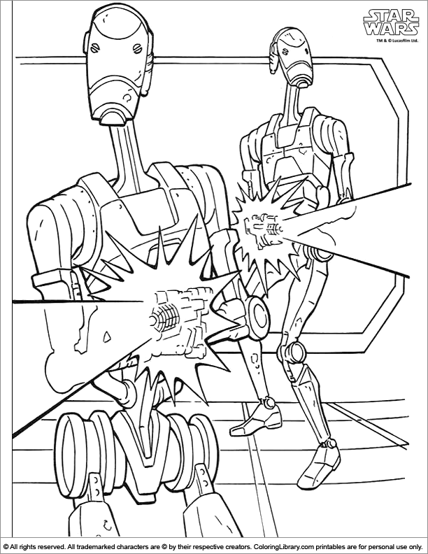 Coloring page: Star Wars (Movies) #70750 - Printable coloring pages