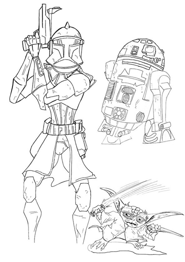 Coloring page: Star Wars (Movies) #70760 - Free Printable Coloring Pages