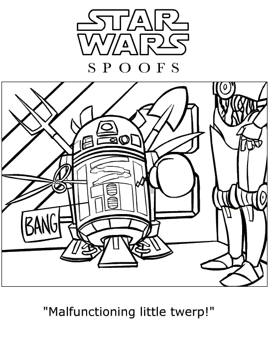 Coloring page: Star Wars (Movies) #70782 - Printable coloring pages