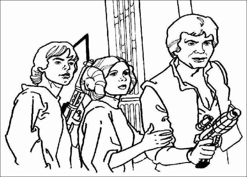 Coloring page: Star Wars (Movies) #70806 - Printable coloring pages