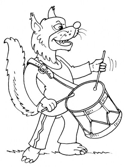 Free printable Drum coloring page #209552 from Music collection