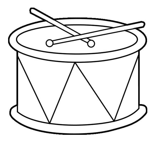 Free printable Drum coloring page #209568 from Music collection