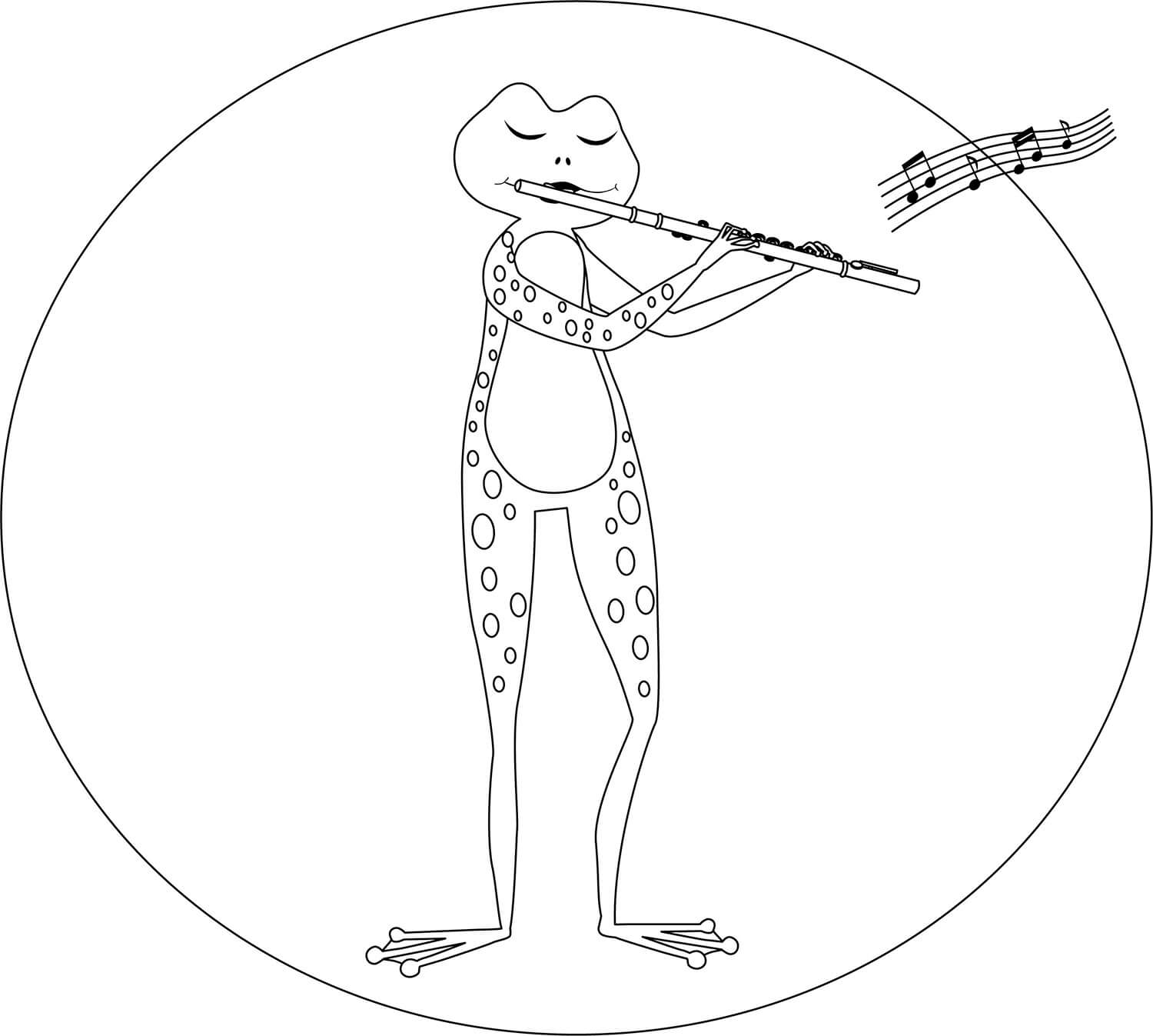 Free printable Flute coloring page #173439 from Music collection