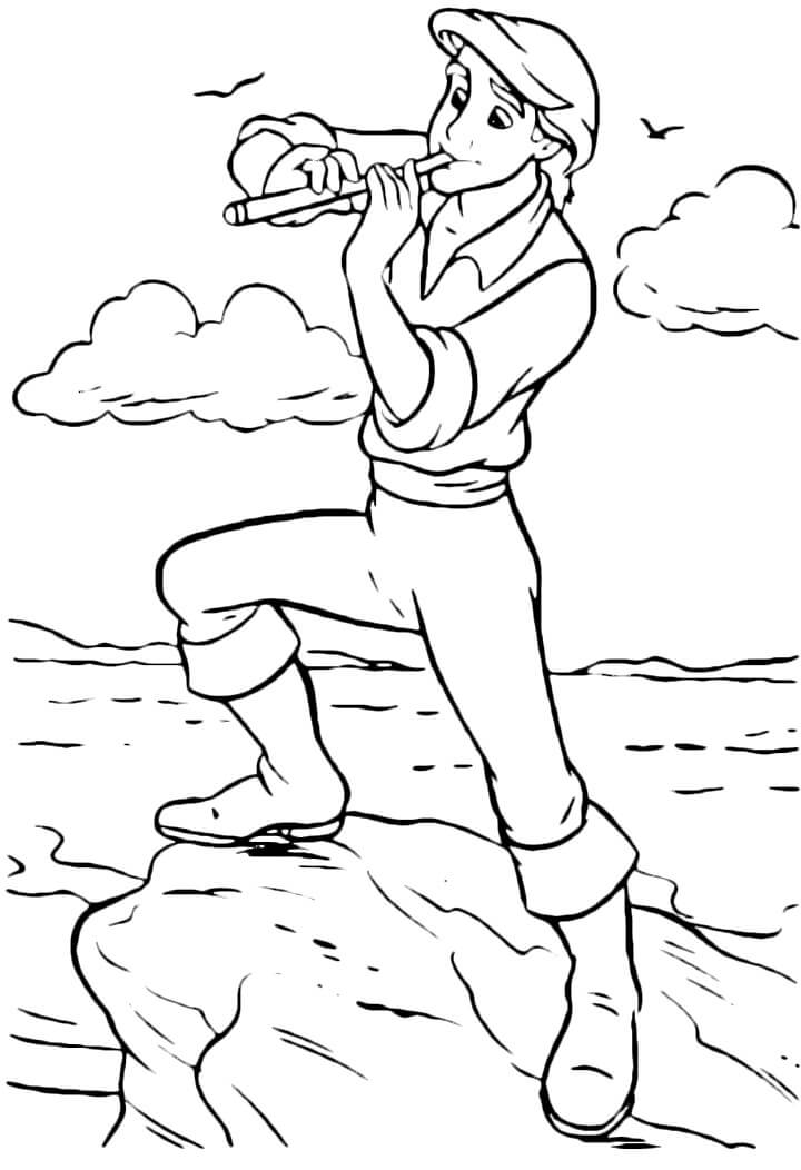 Free printable Flute coloring page #173454 from Music collection Free printable Flute coloring page #173454 from Music collection