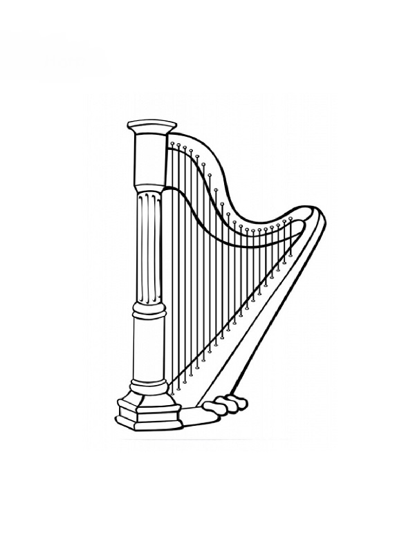 Free printable Musical instruments coloring page #167144 from Music collection Free printable Musical instruments coloring page #167144 from Music collection