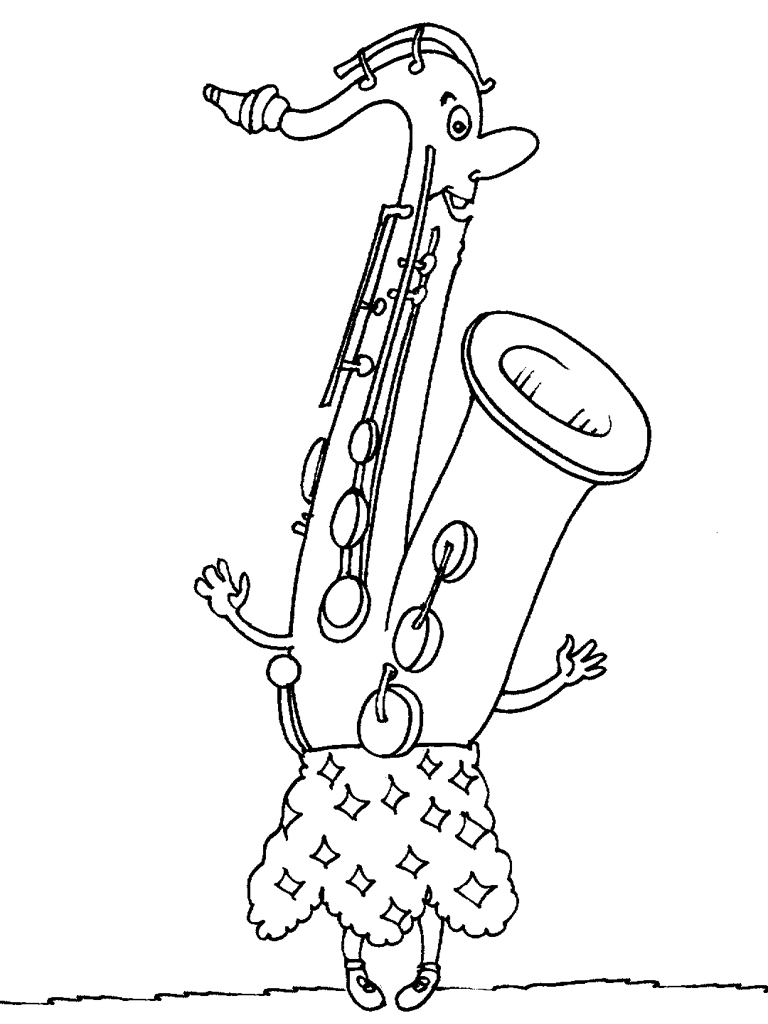 Free printable Musical instruments coloring page #167260 from Music collection Free printable Musical instruments coloring page #167260 from Music collection