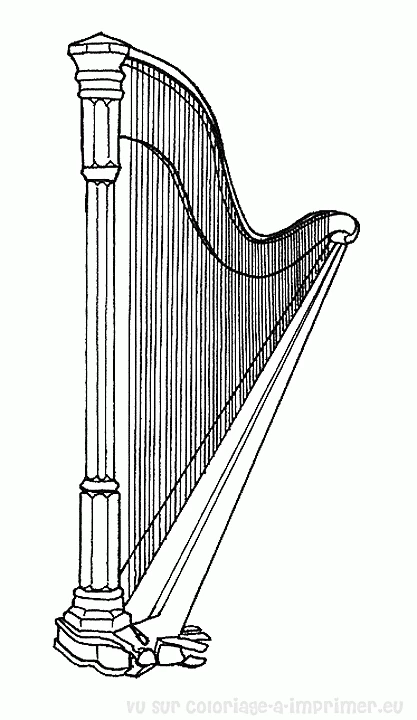 Free printable Musical instruments coloring page #167300 from Music collection