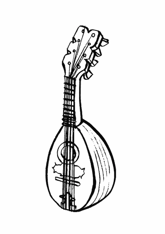 Free printable Musical instruments coloring page #167313 from Music collection