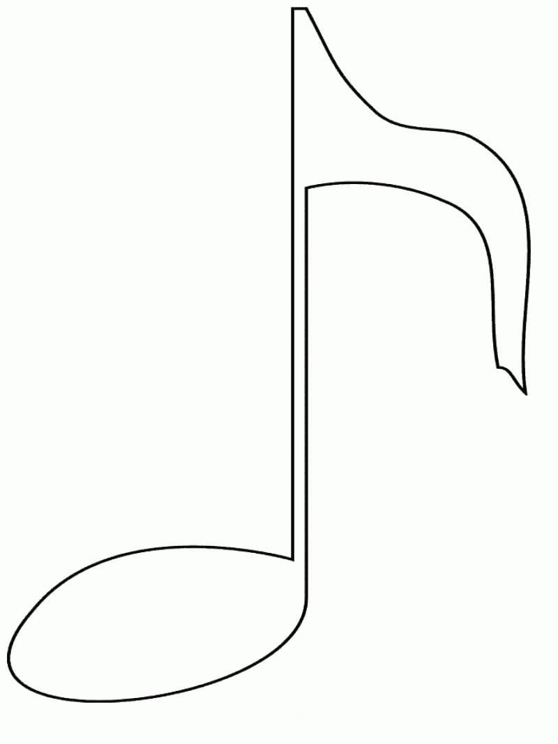 Coloring page: Musical Notes (Music) #176882 - Free Printable Coloring Pages