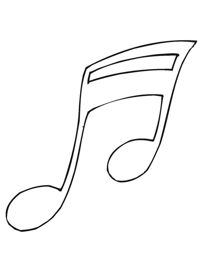 Free printable Musical Notes coloring page #176901 from Music collection