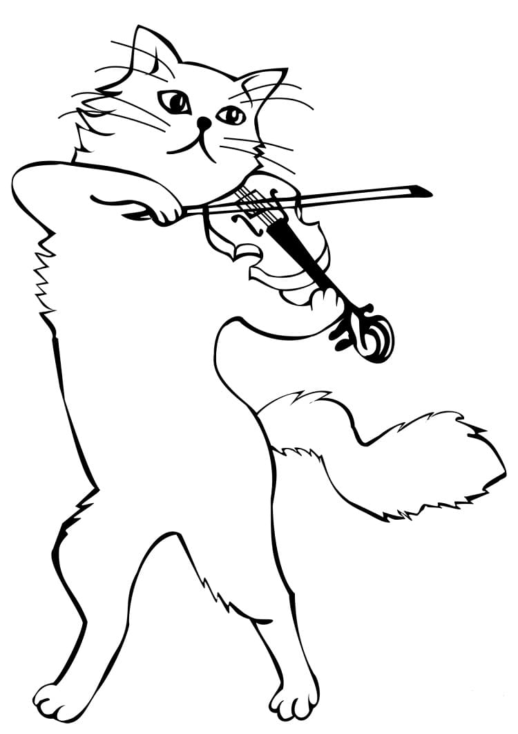 Free printable Violin coloring page #176941 from Music collection