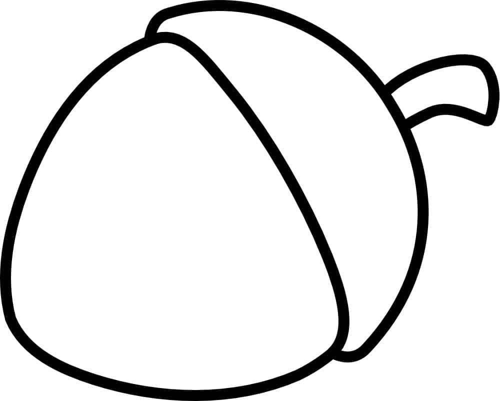 Free printable Acorn coloring page #218507 from Nature and Seasons collection